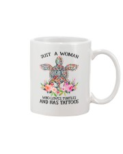 Just a woman who loves Turtles and has tattoos Mug thumbnail