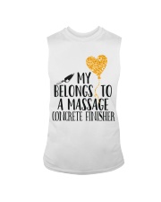 My Belongs To A Massage Concrete Finisher Sleeveless Tee thumbnail