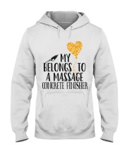My Belongs To A Massage Concrete Finisher Hooded Sweatshirt thumbnail