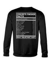 Concrete Finisher Facts Crewneck Sweatshirt thumbnail