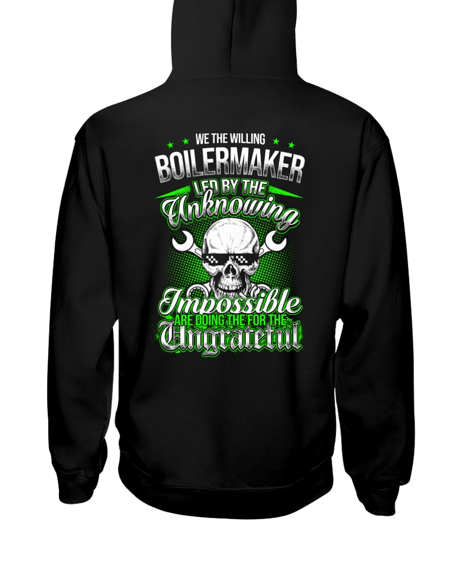 We the willing Boilermaker led by the unknowing Hooded Sweatshirt