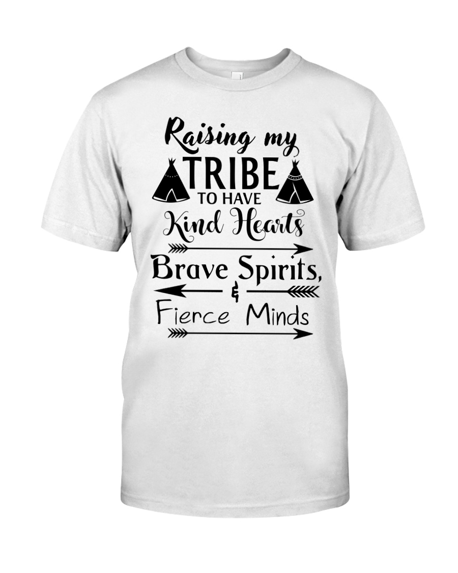 Native Raising My Tribe To Have Kind Hearts Classic T-Shirt