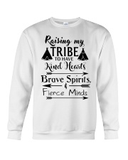 Native Raising My Tribe To Have Kind Hearts Crewneck Sweatshirt thumbnail