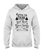Native Raising My Tribe To Have Kind Hearts Hooded Sweatshirt thumbnail