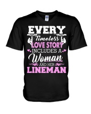 Every timeless love story includes a woman V-Neck T-Shirt thumbnail