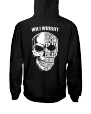 Millwright Skull Hooded Sweatshirt back