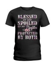 Blessed by God Spoiled By My Pipefitter Ladies T-Shirt thumbnail