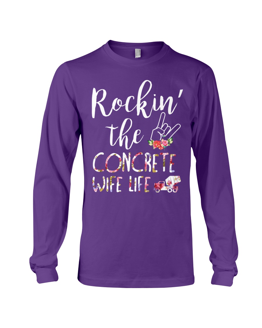 Rockin the Concrete Wife Long Sleeve Tee