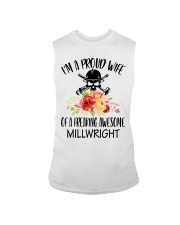 I'm a proud Wife of a freaking awesome Millwright Sleeveless Tee thumbnail
