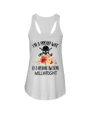 I'm a proud Wife of a freaking awesome Millwright Ladies Flowy Tank thumbnail