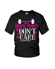 Gym hair don't care Youth T-Shirt thumbnail