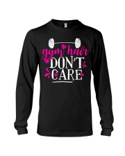 Gym hair don't care Long Sleeve Tee thumbnail