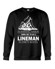 Lineman in dirty boots Crewneck Sweatshirt thumbnail