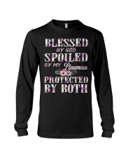 Blessed by God Spoiled By My Lineman Long Sleeve Tee thumbnail