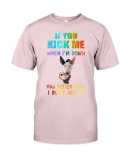 TT 6 Bull Terrier Kick Me Premium Fit Mens Tee tile