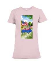 SHN Country roads take home place belong Baseball Premium Fit Ladies Tee tile