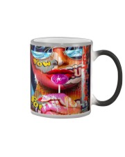 Tattoo cartoon girl Color Changing Mug tile