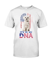 Maltese its in my dna Classic T-Shirt front