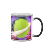 Tennis earth in space Color Changing Mug tile