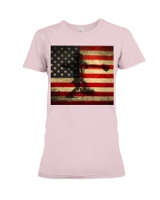 Baseball america Premium Fit Ladies Tee tile
