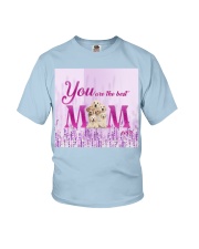 Golden Retriever you are the best mom ever Youth T-Shirt tile