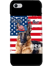 German Shepherd born in the USA Phone Case tile