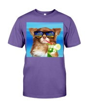 Chihuahua summertime Premium Fit Mens Tee tile