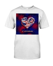 fn 5 horse freedom sky Premium Fit Mens Tee tile
