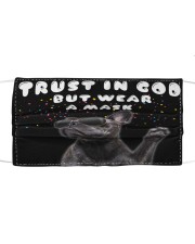 TT French Bulldog Trust In God Cloth face mask front