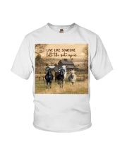ln goat the gate open Youth T-Shirt tile