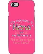 sn my nickname is nena Phone Case tile
