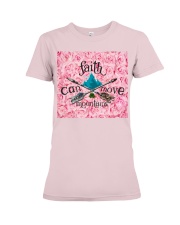faith can move moutains god bible Premium Fit Ladies Tee tile