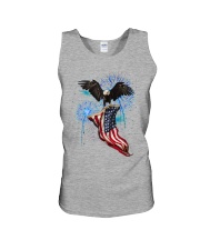 Eagle loyal to my country Unisex Tank tile
