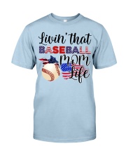 livin that baseball mom life Classic T-Shirt tile