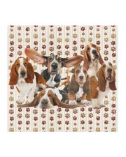 Basset Hound Friends Cloth face mask aos-face-mask-coverlet-lifestyle-front-02