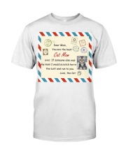 ln cat the letter to mom Classic T-Shirt tile