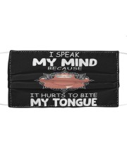 Sloth i speak my mind because it hurts to bite Mask tile