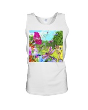 fn dragonfly color forest Unisex Tank tile