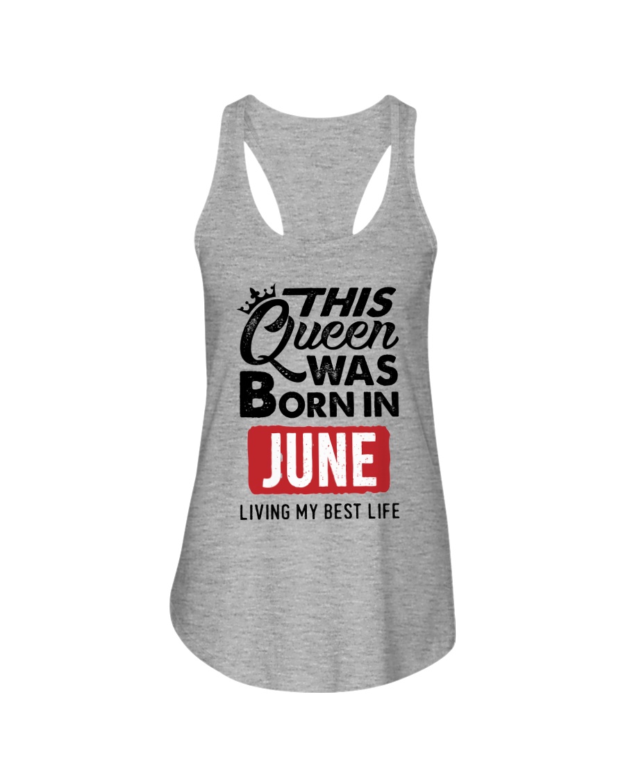 June Queen Ladies Flowy Tank