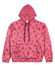 Red Poppies Daisies Women's All Over Print Hoodie thumbnail