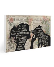 Pig You Are My Happiness Gallery Wrapped Canvas Prints tile