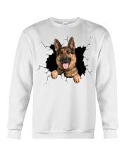 German Shepherd Crack Crewneck Sweatshirt tile