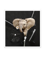 Elephant Black Sticker tile