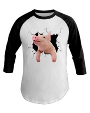 Pig Crack Baseball Tee tile