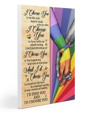 LGBT I Choose You Gallery Wrapped Canvas Prints tile
