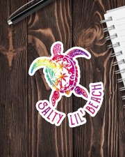 Turtle Salty Lil' Beach Sticker - Single (Vertical) aos-sticker-single-vertical-lifestyle-front-05