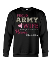 PROUD ARMY WIFE Crewneck Sweatshirt thumbnail