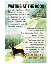 GREATER SWISS MOUNTAIN DOG WAITTING AT THE DOOR 11x17 Poster front