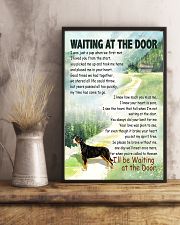 GREATER SWISS MOUNTAIN DOG WAITTING AT THE DOOR 11x17 Poster lifestyle-poster-3