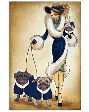 PUG WOMAN 11x17 Poster front